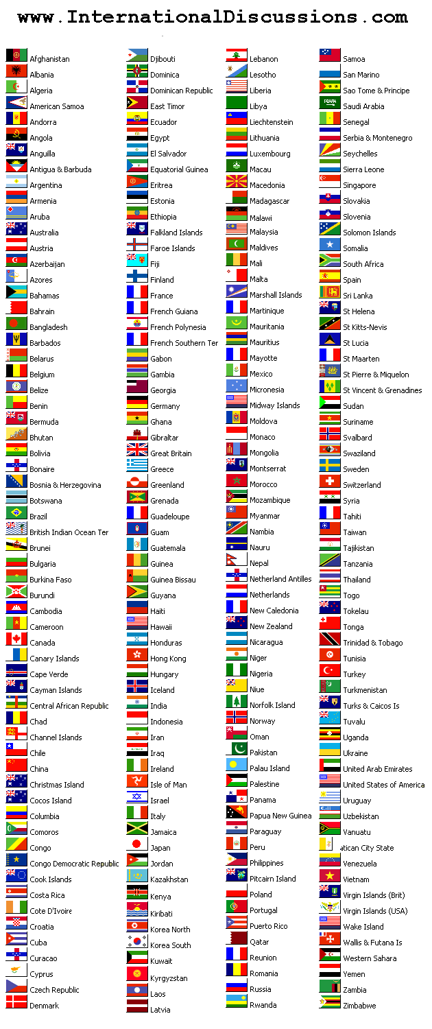 International Flags